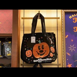 Disney Tote Bag - Halloween Mickey Mouse Pumpkin